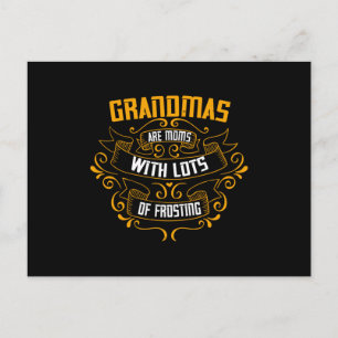 Postal Abuela - Abuela Madre con Escarcha