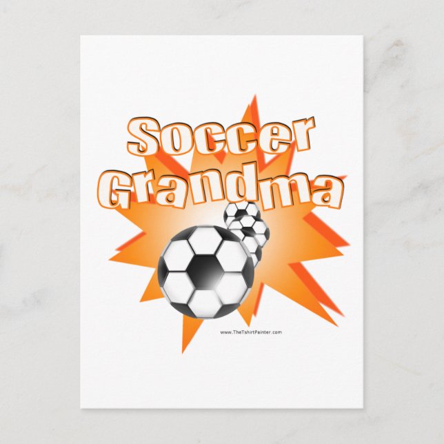 Postal Abuela de fútbol (Anverso)