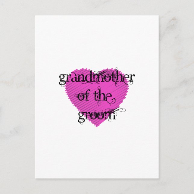 Postal Abuela del Groom (Anverso)