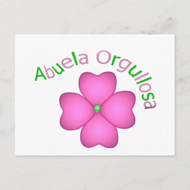 Postal Abuela Orgullosa (Anverso)
