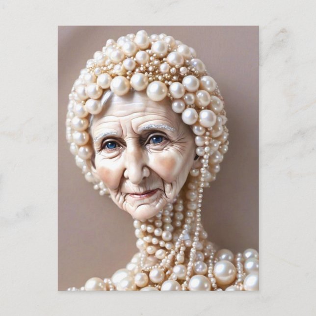 Postal Abuela Perla Extraña  (Anverso)