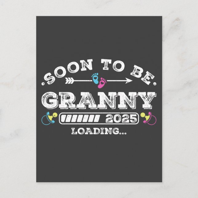 Postal Abuela Pronto 2025 Cargando (Anverso)