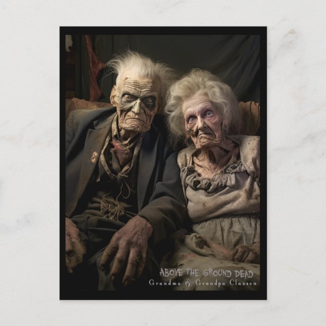 Postal Abuela y abuelo Claxson (Anverso)