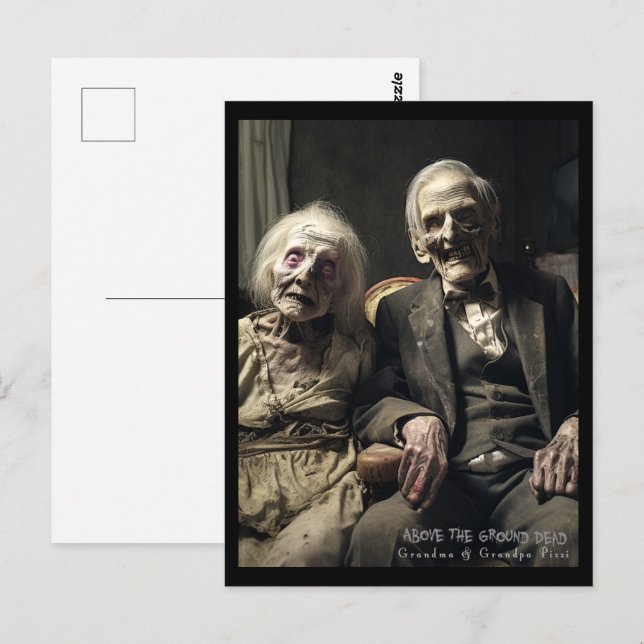 Postal Abuela y abuelo Pizzi (Anverso / Reverso)