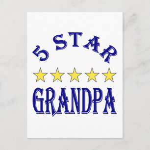Postal Abuelo Cinco Estrellas