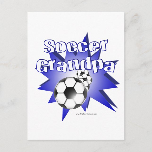 Postal Abuelo de fútbol (Anverso)