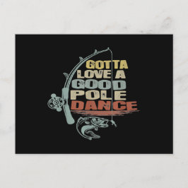 Postal Abuelo de Guay de pesca de mosca vintage