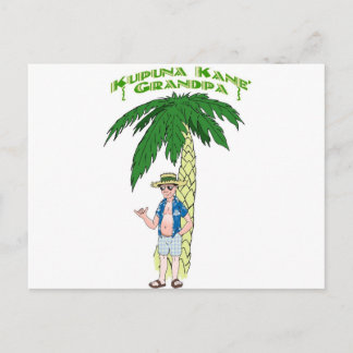 Postal Abuelo hawaiano