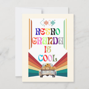 Postal Abuelo Retro Es Genial