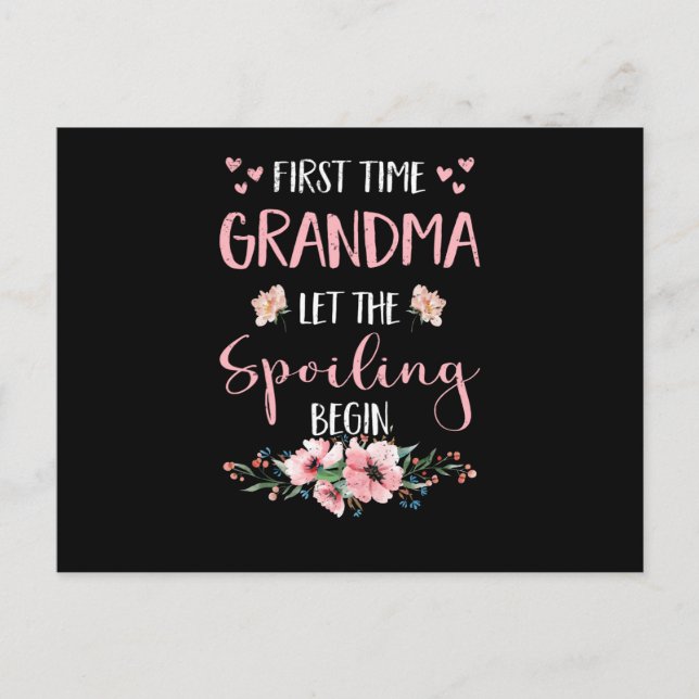 Postal Abuelos-futuros abuelos Gran Abuela (Anverso)