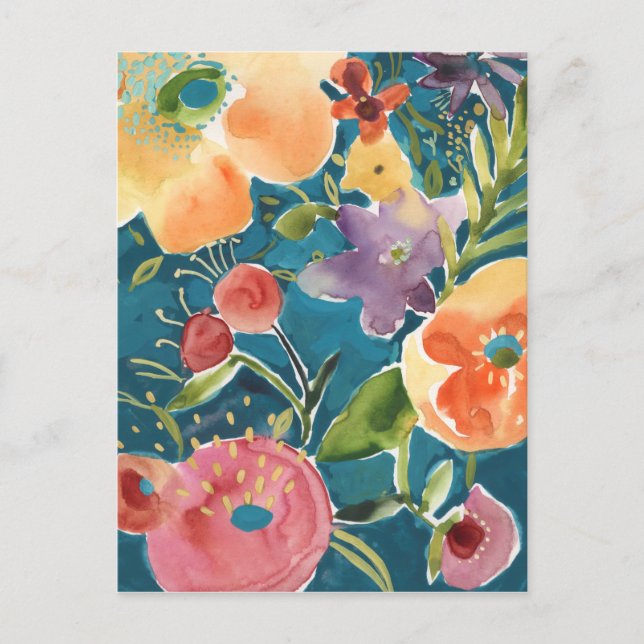 Postal Abundant Florals I (Anverso)