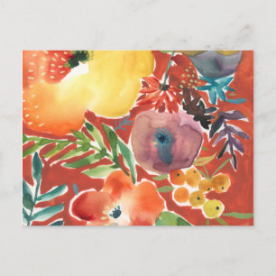 Postal Abundant Florals III