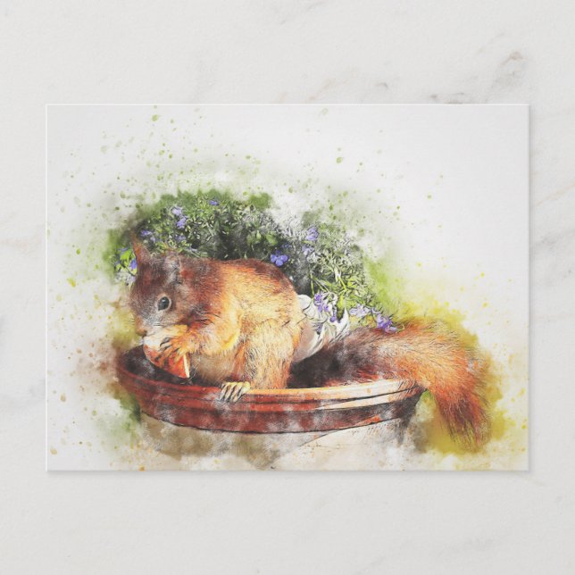 Postal Aburrido y cortés (Anverso)