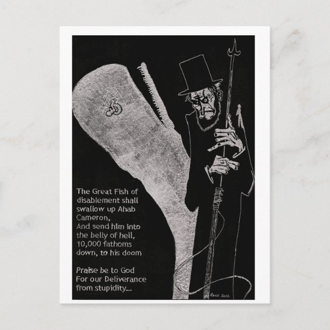 Postal Acab para discapacitados (Anverso)