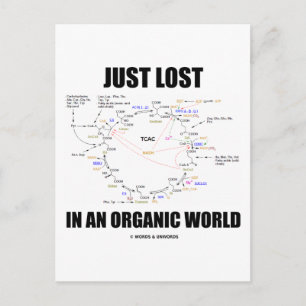 Postal Acaba De Perderse En Un Mundo Orgánico (Humor En C