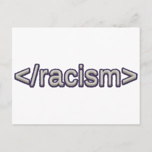 Postal Acabar con el racismo