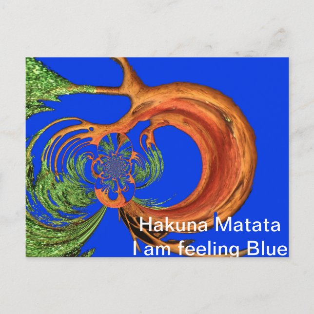 Postal Acacia Circle Art Print (Anverso)