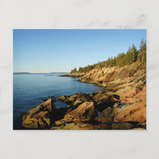 Postal Acadia de la línea de la playa