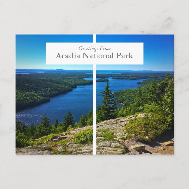 Postal Acadia National Park Bar Harbour Maine Postcard (Anverso)