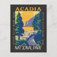 Acadia Parque Nacional Bar Harbour Otter Cliff Ret