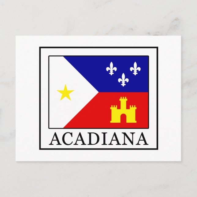 Postal Acadiana (Anverso)