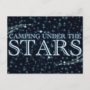 Postal Acampar bajo las estrellas