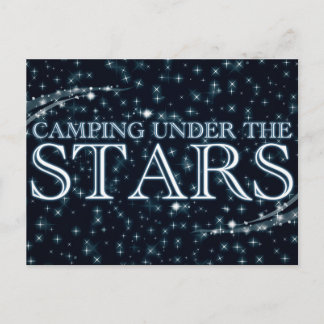 Postal Acampar bajo las estrellas