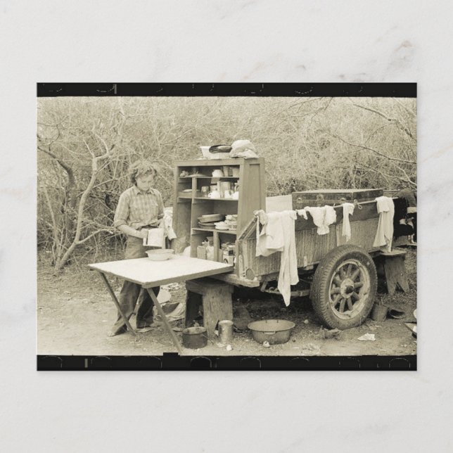 Postal Acampar, Historia 1928 (Anverso)