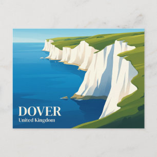 Postal Acantilados Blancos de Dover Reino Unido