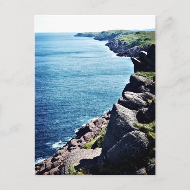 Postal Acantilados de Cape Spear (Anverso)