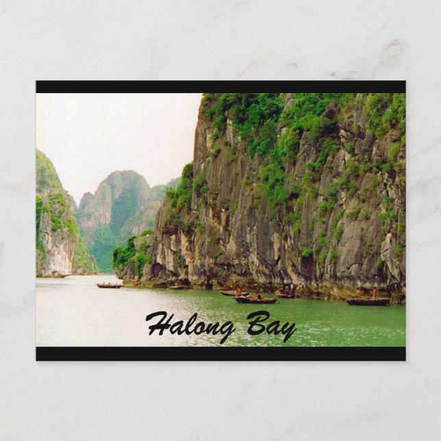 Postal acantilados de halong (Anverso)