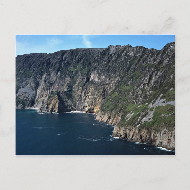 Postal Acantilados de la liga de Slieve, condado Donegal, (Anverso)