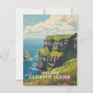 Postal Acantilados de Moher