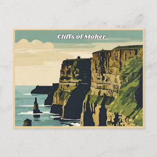 Postal Acantilados de Moher