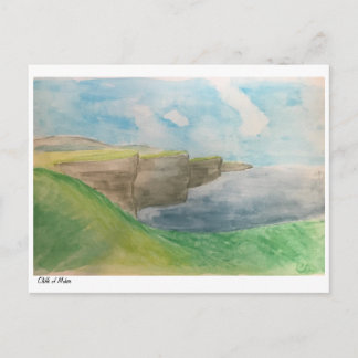 Postal Acantilados de Moher