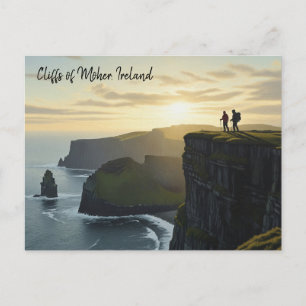 Postal Acantilados de Moher Ireland Travel