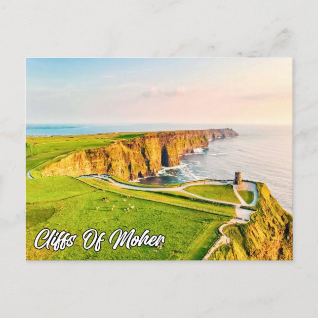 Postal Acantilados De Moher, Irlanda (Anverso)
