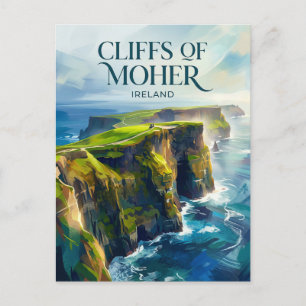 Postal Acantilados de Moher Irlanda