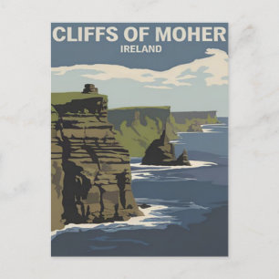 Postal Acantilados de Moher, Irlanda