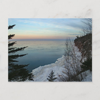 Postal Acantilados del lago superior, península superior 