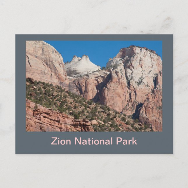 Postal Acantilados del Parque Nacional de Zion (Anverso)