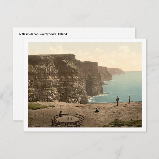 Postal Acantilados en Moher, County Clare (Anverso / Reverso)