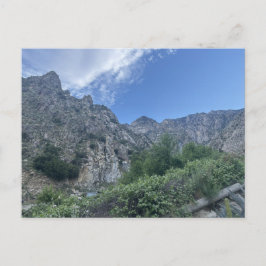 Postal Acantilados Montañosos Robustos Vegetación Verde C