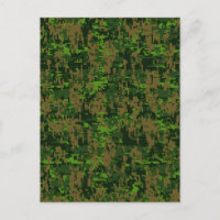 Accent Decor Camuflaje Digital Estilo Bosque