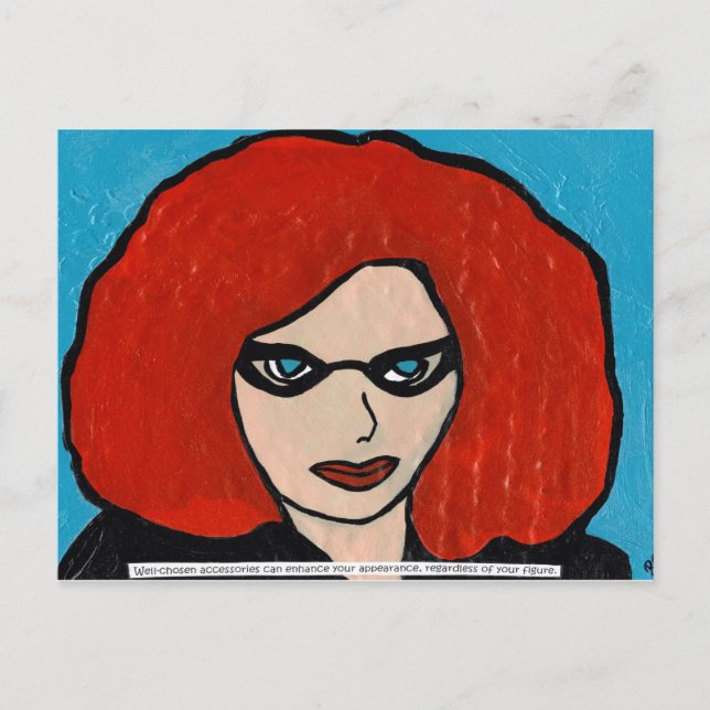 Postal Accesorios bien elegidos (Anverso)