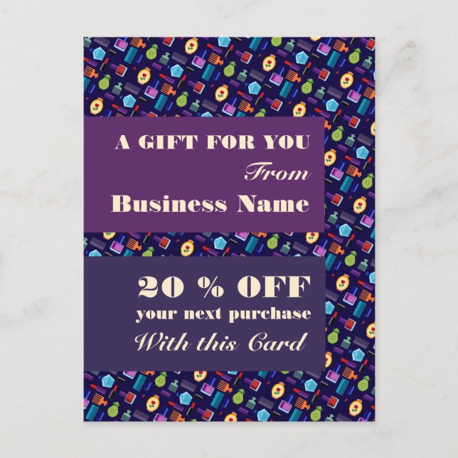 Postal Accesorios de belleza Beauticist & Hairdresser Gir (Anverso)