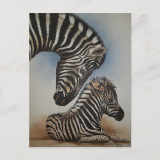 Postal Accesorios de imagen espejo (cebra)