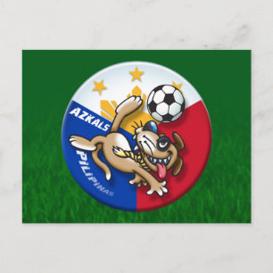 Postal Acción de fútbol de Azkals