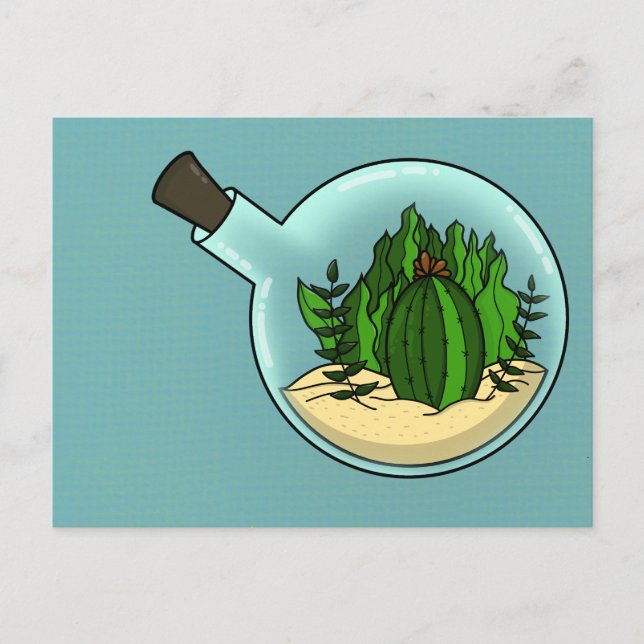 Postal Accionar en el vaso (Anverso)