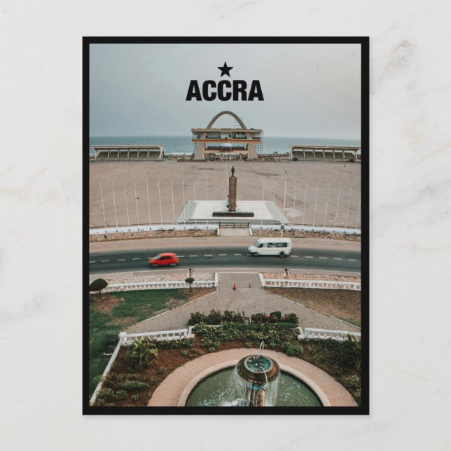 Postal Accra (Ghana) (Anverso)